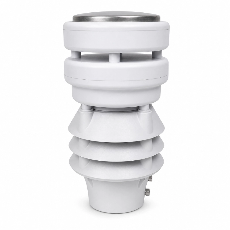 Compact Weather Station With Rainfall And Wind Monitoring