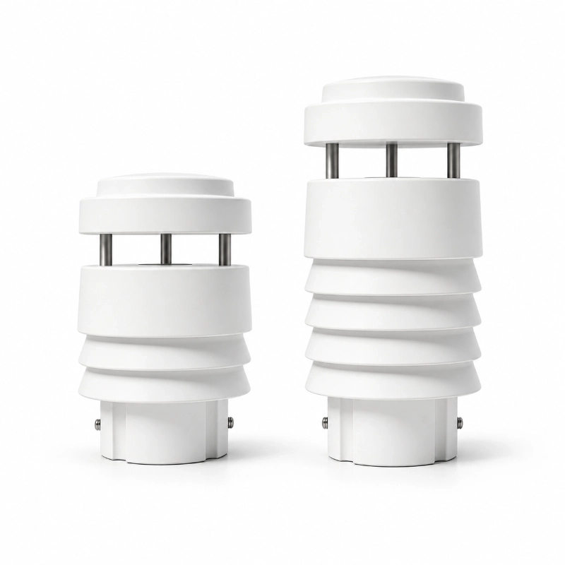 Compact weather station with ultrasonic wind sensor