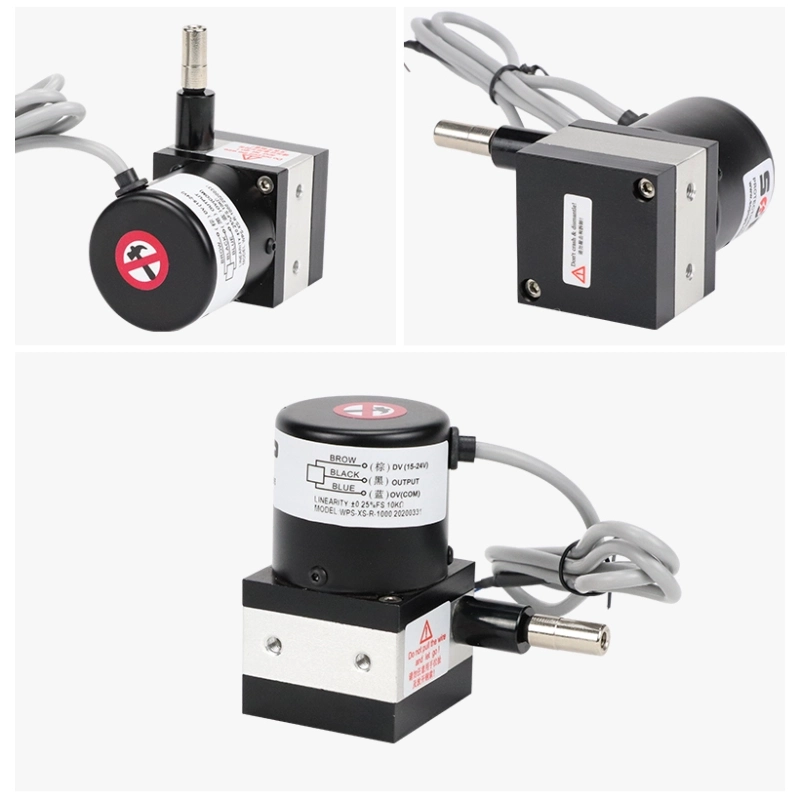 Draw wire displacement sensor 0 to 1000mm for industrial position measurement