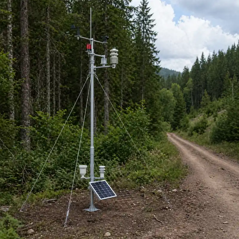 Forest fire early warning monitoring system