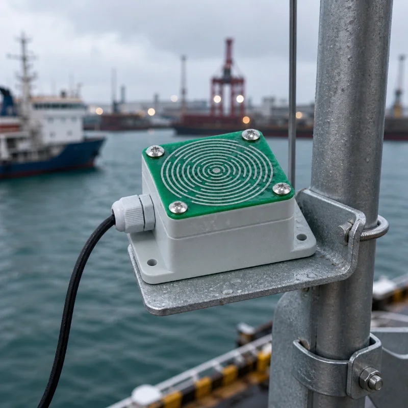 Heated rain snow detector for cold climate monitoring