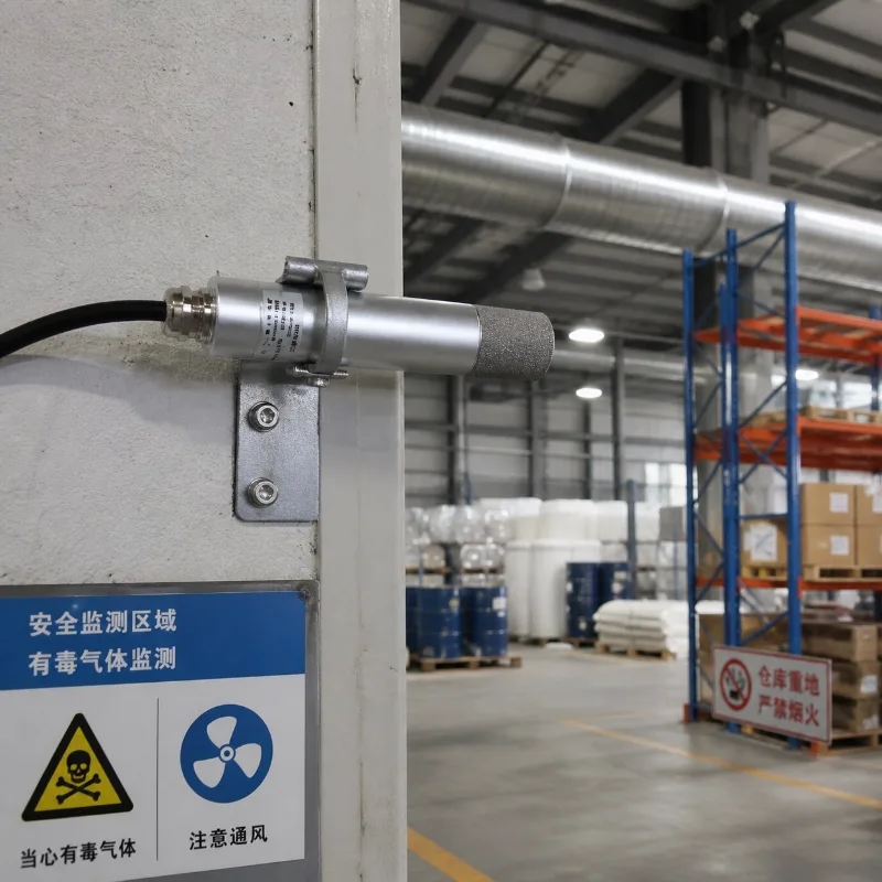 Hydrogen sulfide monitoring sensor for wastewater odor