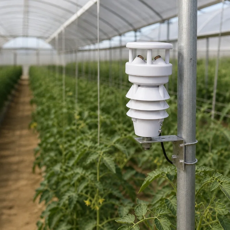 IP65 compact weather station for field environmental monitoring