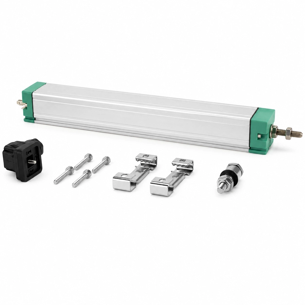 Linear displacement sensor for industrial machine position feedback