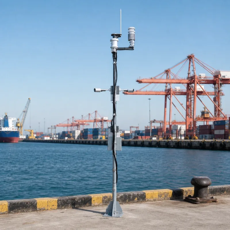 Marine weather monitoring system for vessels
