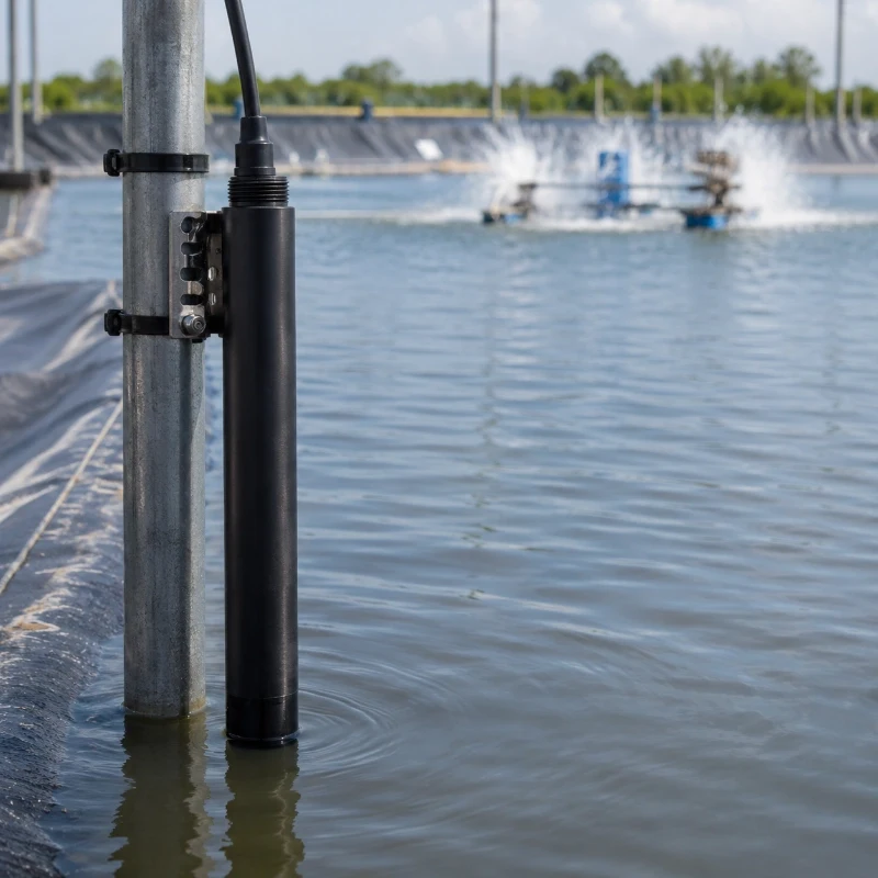 Online TSS probe for industrial wastewater discharge