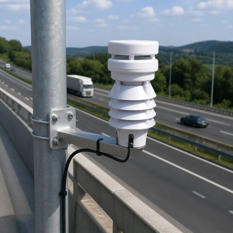 Outdoor environmental sensor for smart city air quality network