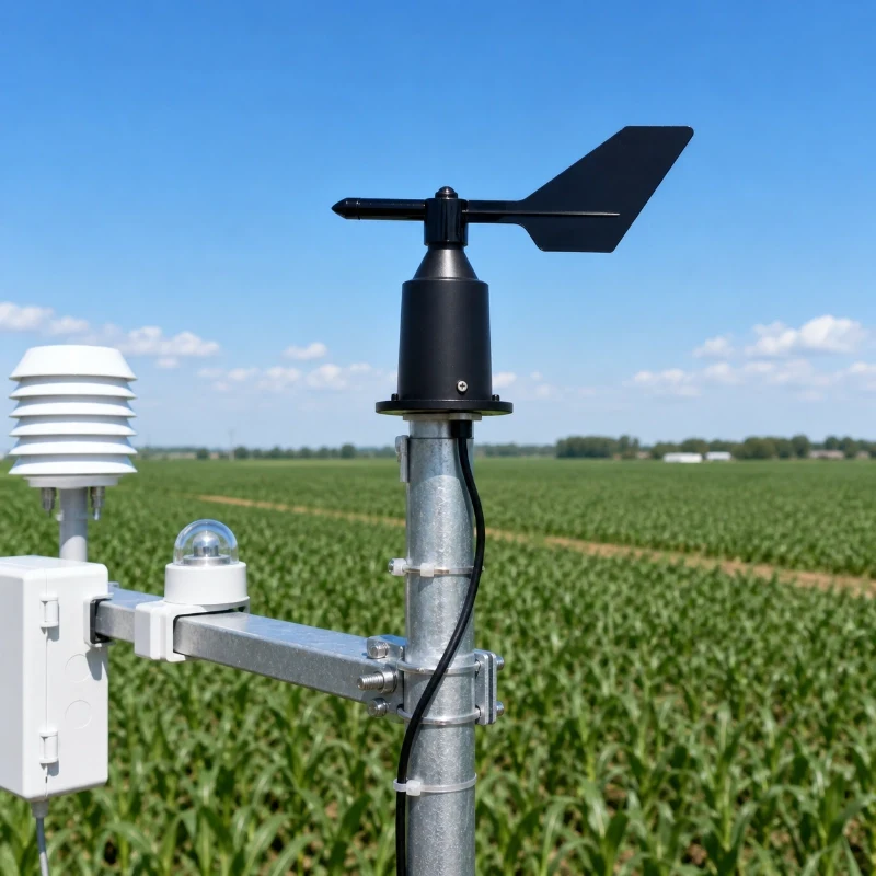 Outdoor wind direction sensor for greenhouse climate monitoring