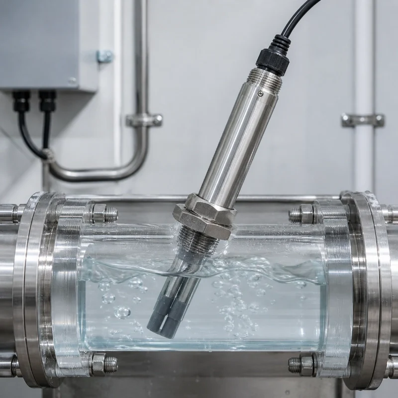 RS485 ammonia sensor for wastewater treatment systems