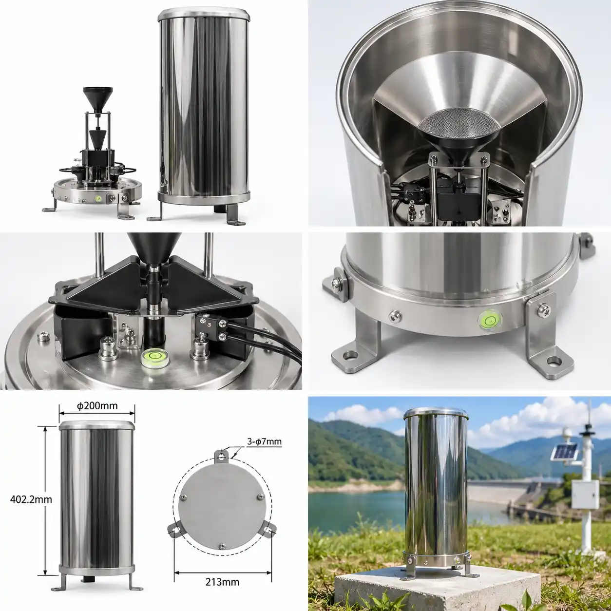 Rain-gauge-hydrology-installation