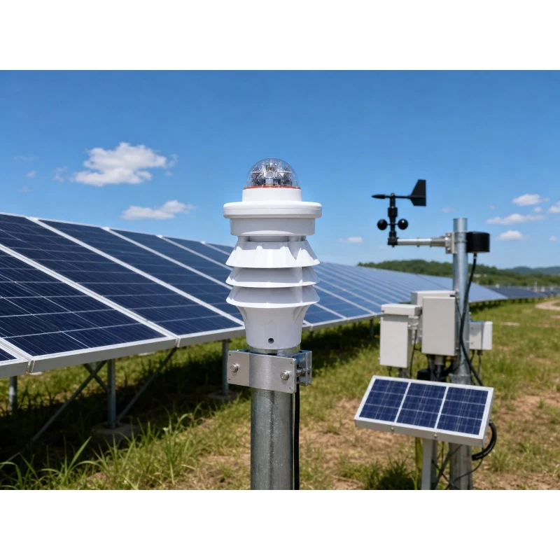 Road weather monitoring sensor with optical rain gauge