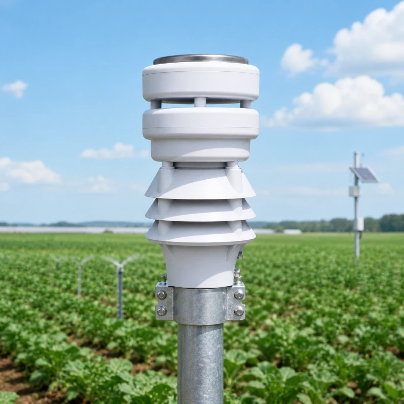 Six in one compact weather station for outdoor monitoring