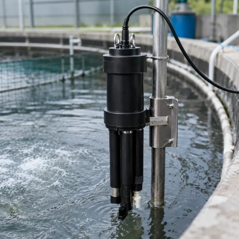 Smart water multiparameter sensor for SCADA and telemetry systems
