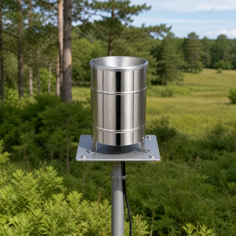 Stainless steel rainfall sensor for hydrology monitoring