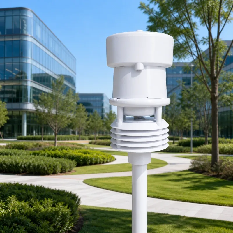 Weather station for solar power plant monitoring
