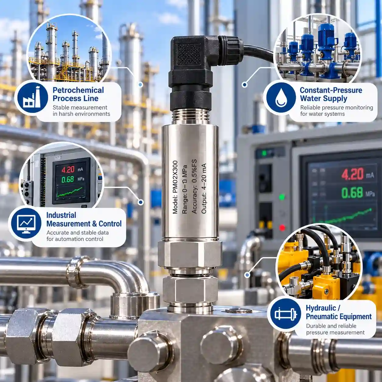 Welded Pressure Transmitter Industrial Applications