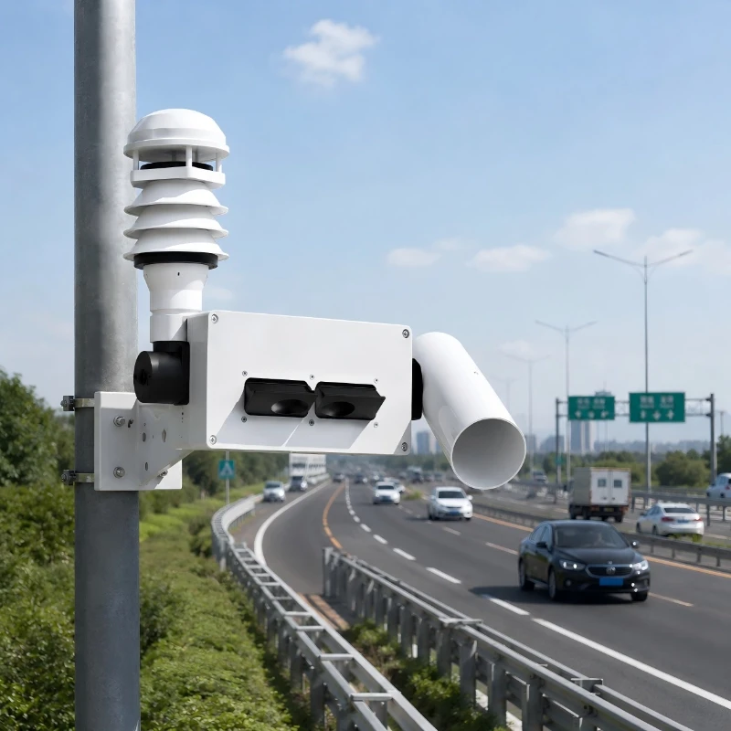automatic traffic weather station for bridge monitoring