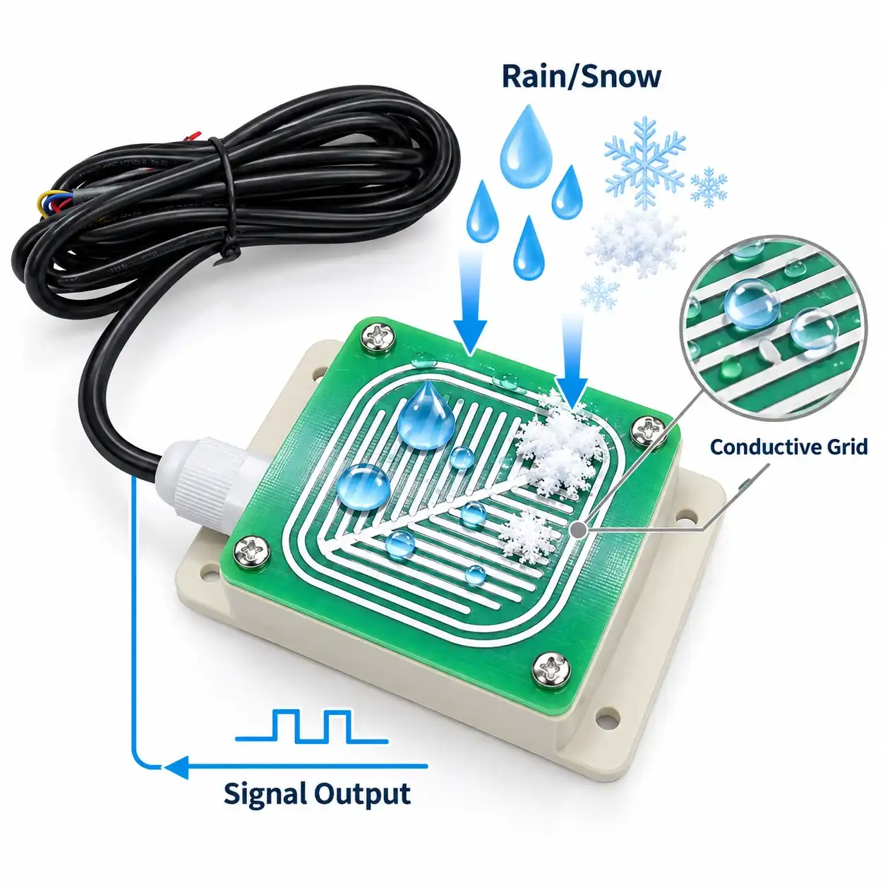 conductive-grid-rain-snow-sensor-detection-principle.