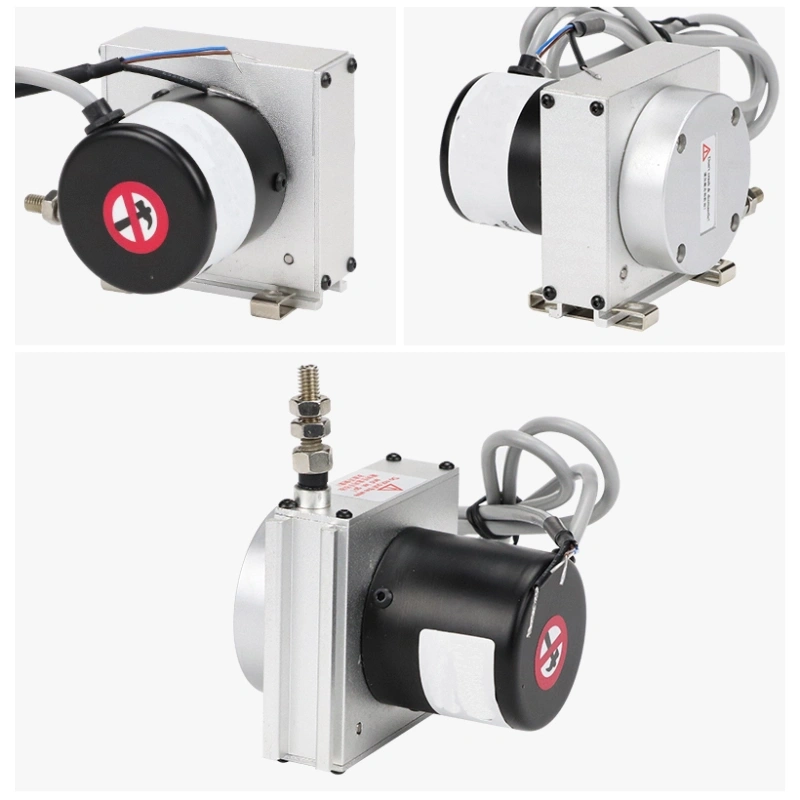 draw wire displacement sensor 0 to 2500mm for industrial measurement