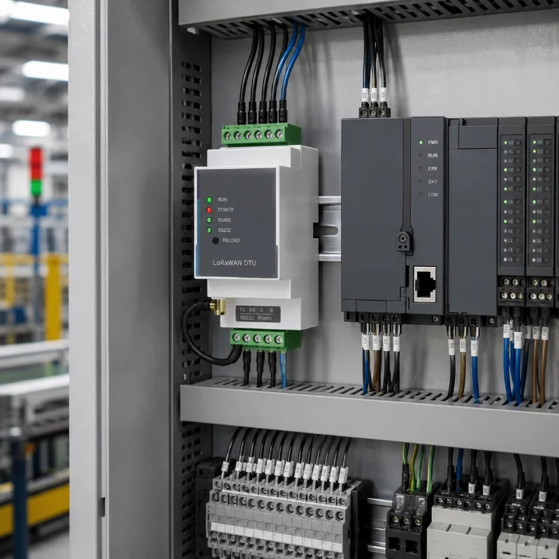 industrial LoRaWAN DTU control cabinet