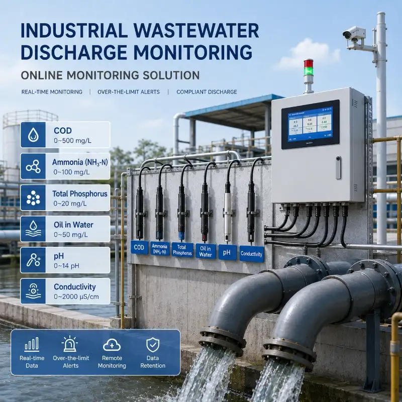 Smart Industrial Water Quality Monitoring Helps Factories Meet Wastewater Discharge Standards