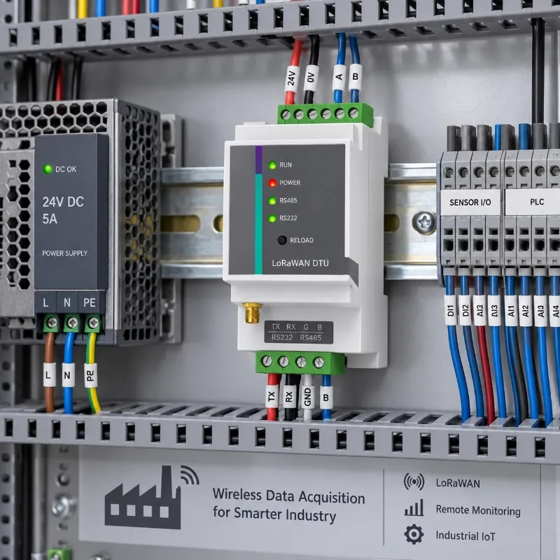 lorawan-dtu-industrial-control-cabinet-installation