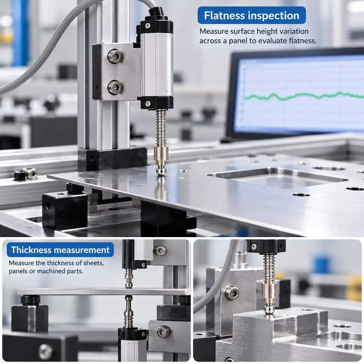 spring-loaded-displacement-sensor-flatness-thickness-measurement