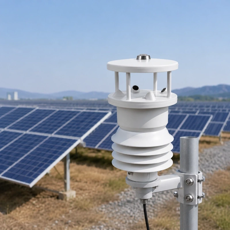 All in one weather station for solar PV plant monitoring