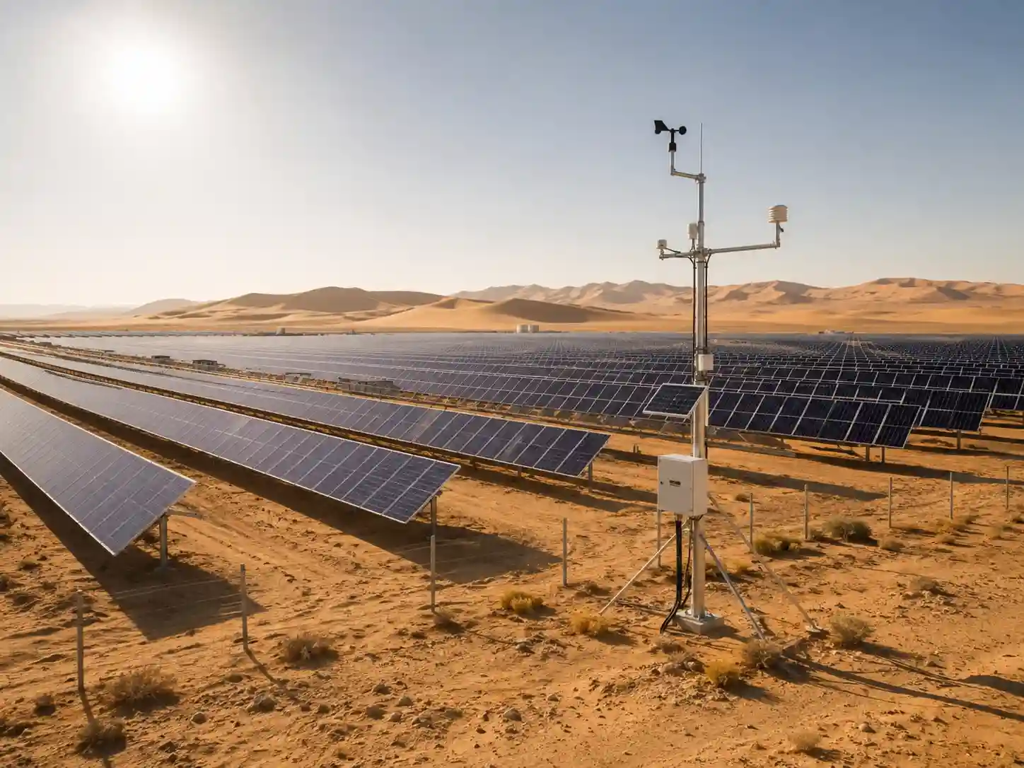 PV Soiling Monitoring for Desert Solar Farms