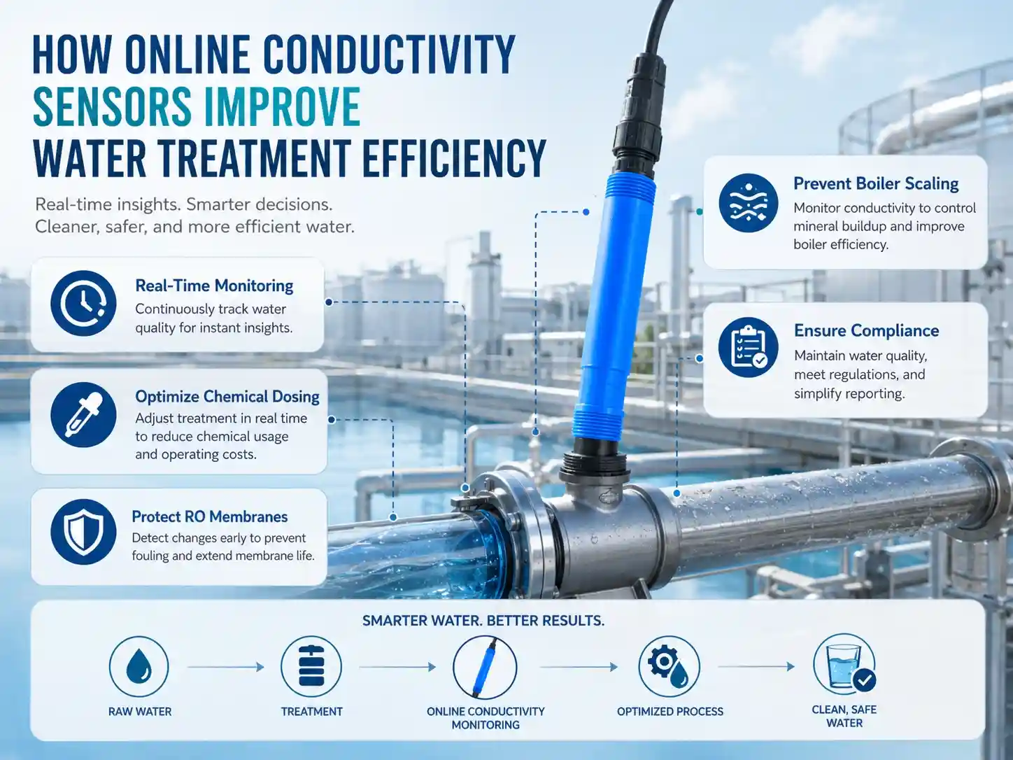 Conductivity Sensor Work How Online Conductivity Sensors Improve Industrial Water Treatment ...