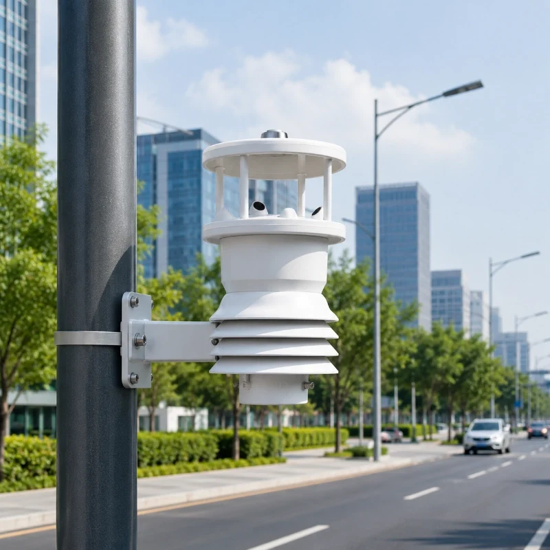Integrated weather sensor for smart city environmental monitoring