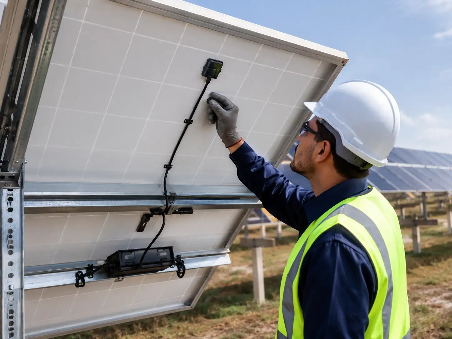 Sensores de temperatura para módulos fotovoltaicos para monitoramento de usinas solares