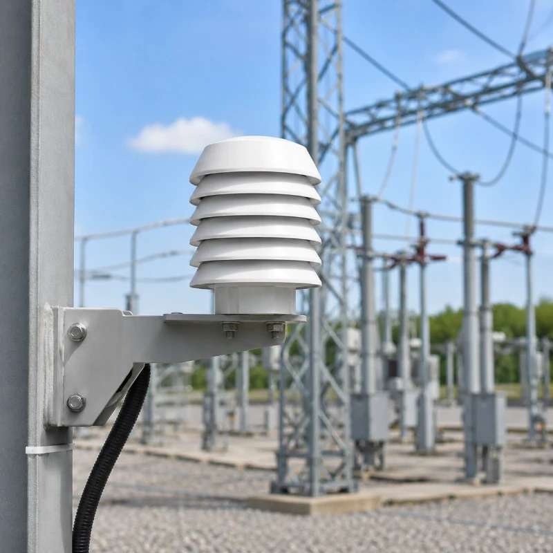 Temperature humidity pressure sensor for power infrastructure