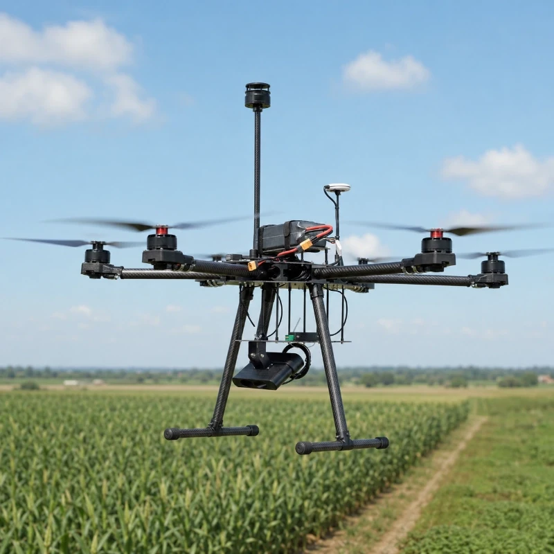 UAV ultrasonic anemometer for farmland monitoring