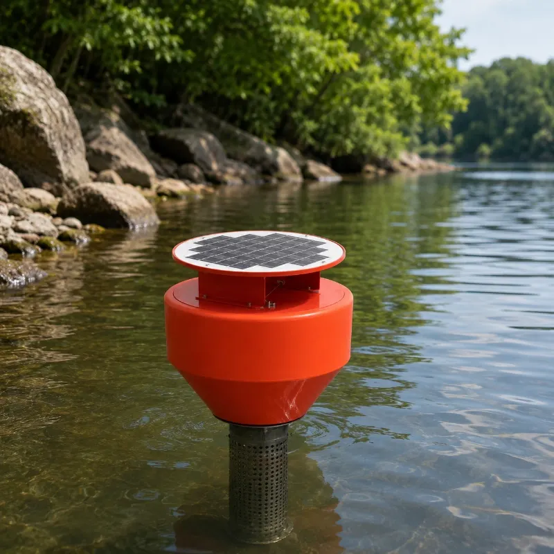 Water quality monitoring buoy for river monitoring