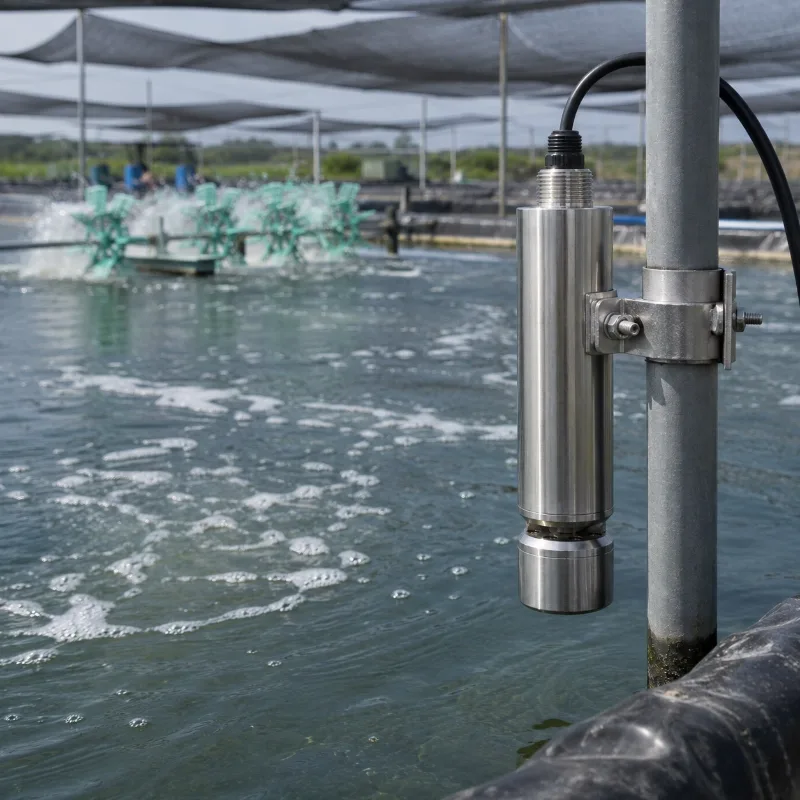 Water quality sensor for aquaculture pond