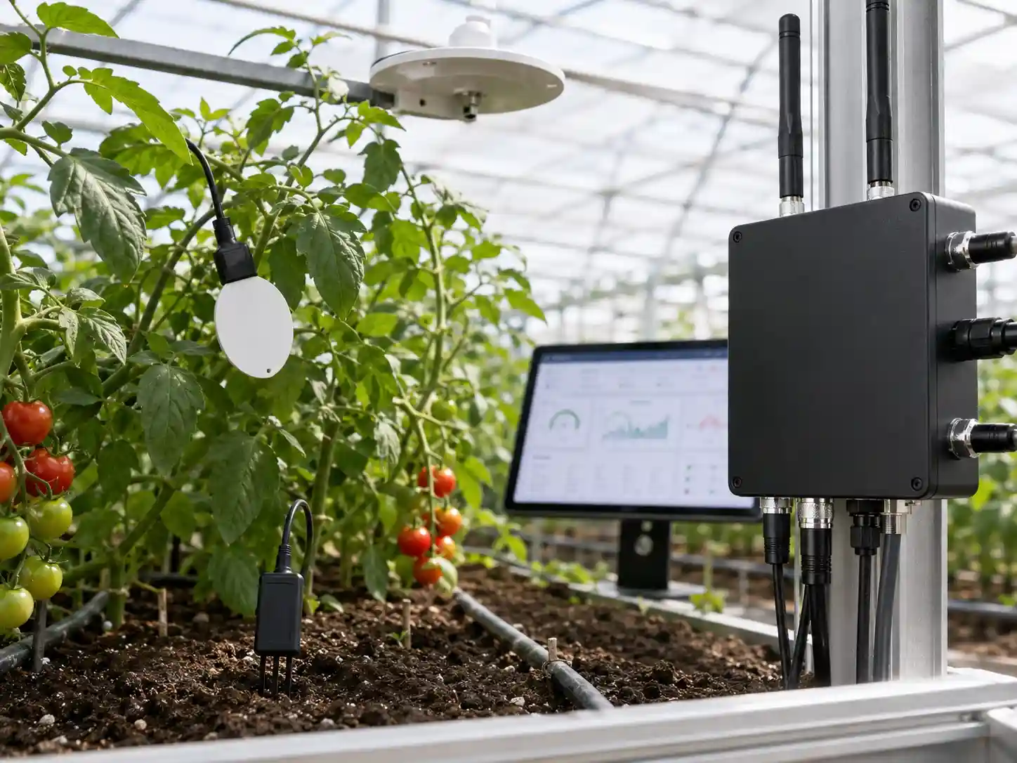 Greenhouse Monitoring System for Smart Farming and Climate Control