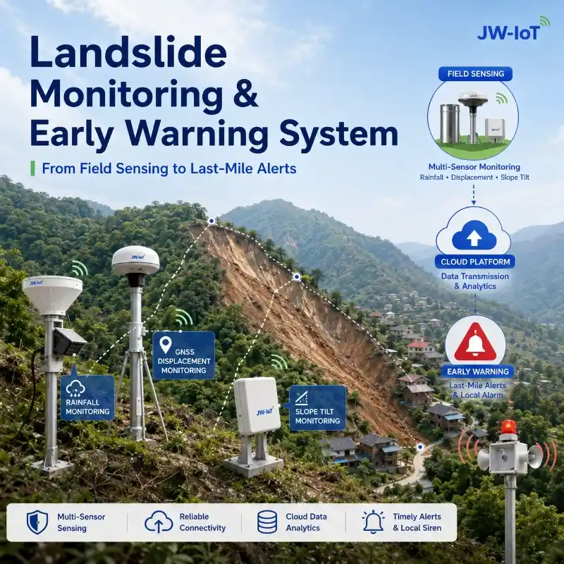 Sistema de Monitoramento de Deslizamentos de Terra e Alerta Precoce de Riscos Geológicos
