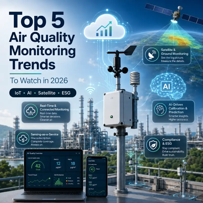 Top 5 Air Quality Monitoring Trends to Watch in 2026