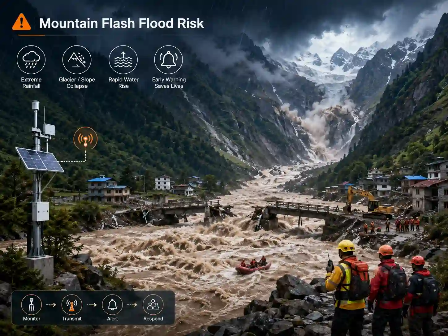 Nepal Flash Flood Tragedy Highlights the Growing Importance of Mountain Flood Early Warning Systems