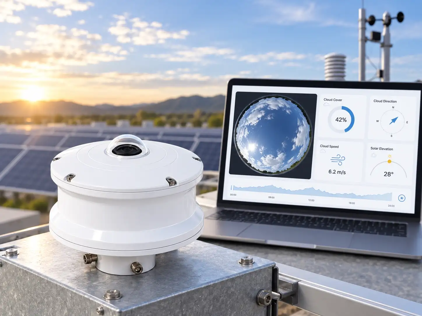 Como os dados de movimentação de nuvens auxiliam na previsão de curto prazo da geração de energia solar