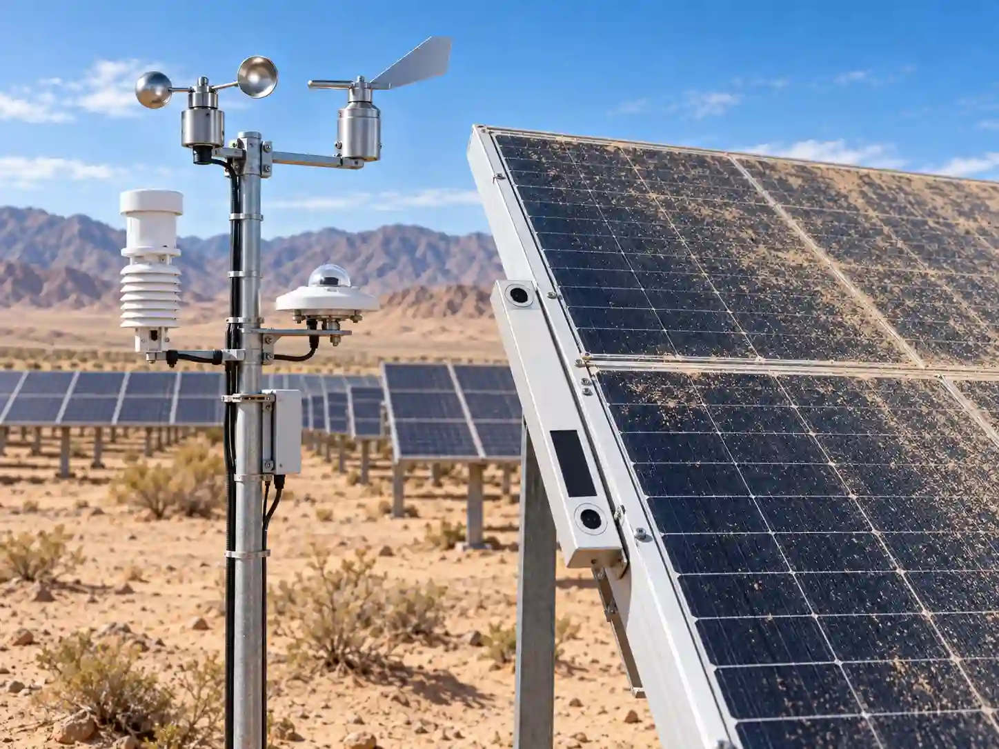 How Solar PV Monitoring Helps with Desert Dust Challenges