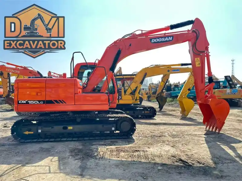 Used Doosan DX150LC Medium Excavator supplier