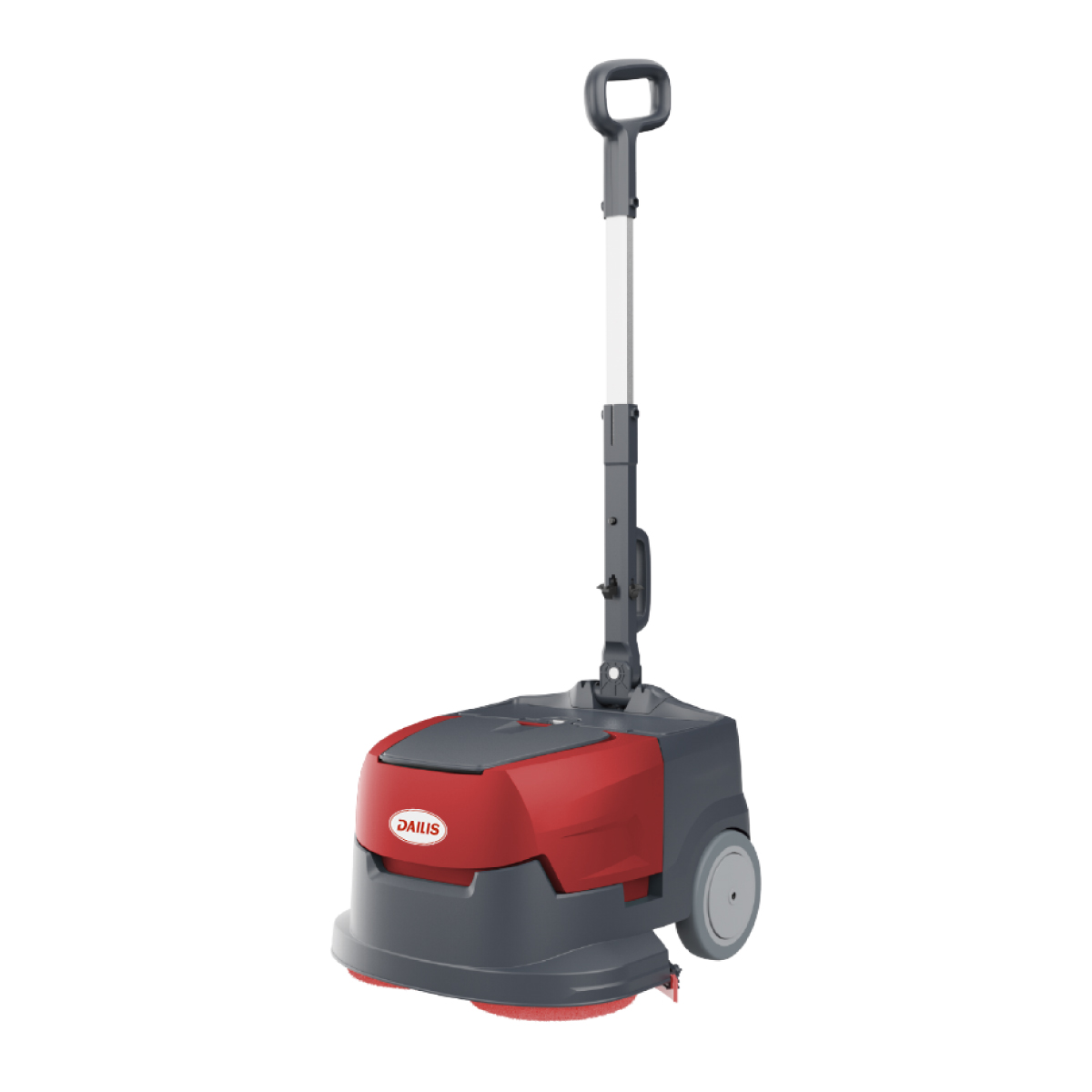 Dailis 7″ Double Brush Walk-behind Floor Scrubber Machine with Battery