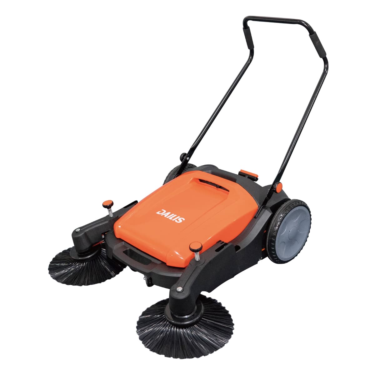 Dailis Small Walk-behind Floor Sweeper – Triple Brush