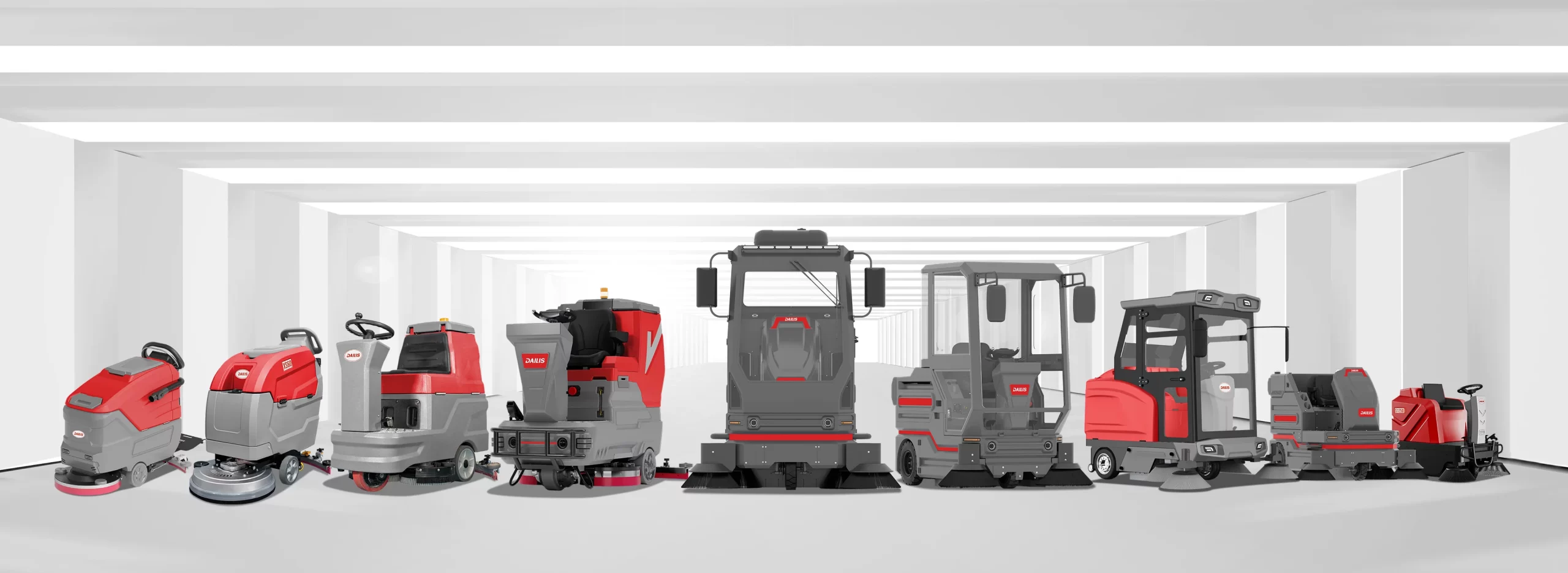 Dailis launches new gray/orange-red floor scrubbers and sweepers, which will meet new and old customers at the 2024 Autumn Canton Fair