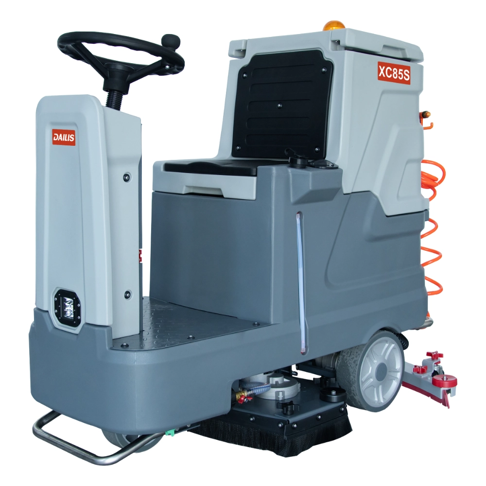 Dailis  13″ Double Brush Ride-on Floor Scrubber Machine