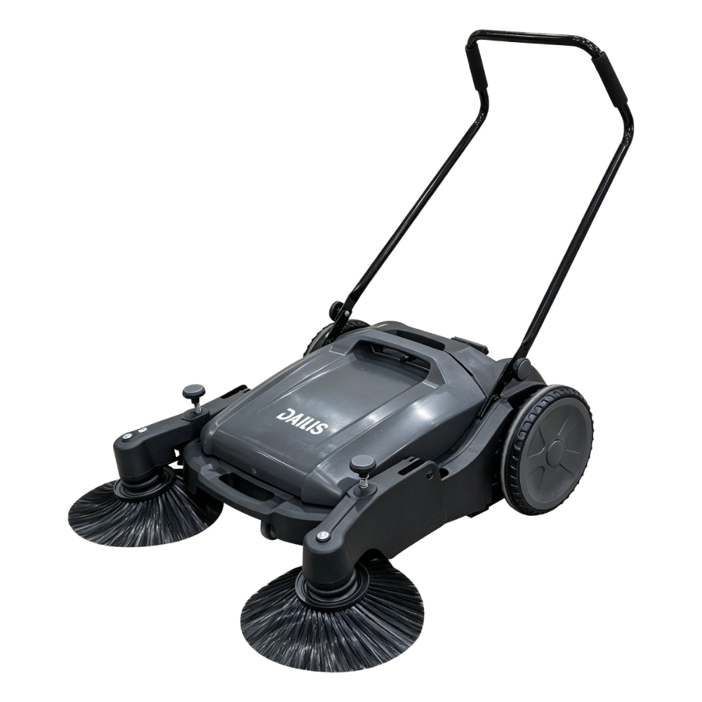 Dailis Small Walk-behind Floor Sweeper – Triple Brush