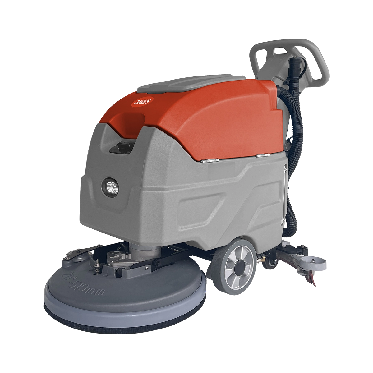 Dailis 18″ Single Brush Walk-behind Floor Scrubber Machine with Battery