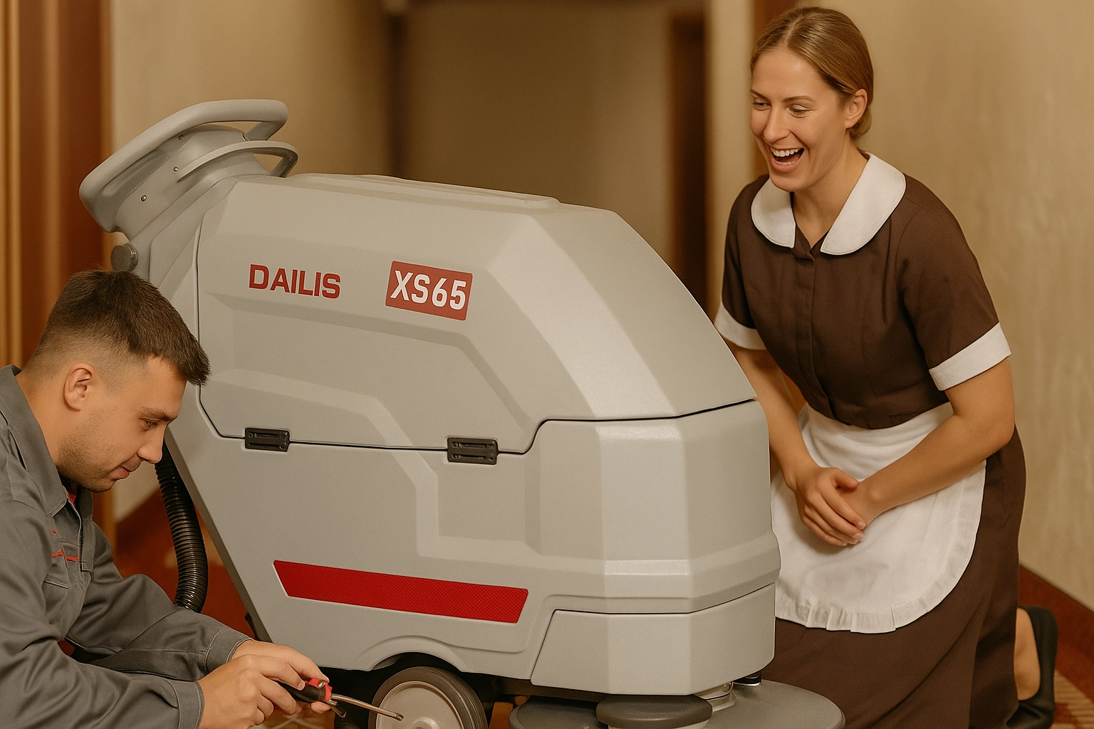 Hefei DAILIS’s cross-border service sets a new benchmark: Repairing a Spanish five-star hotel’s floor scrubber failure in 18 hours